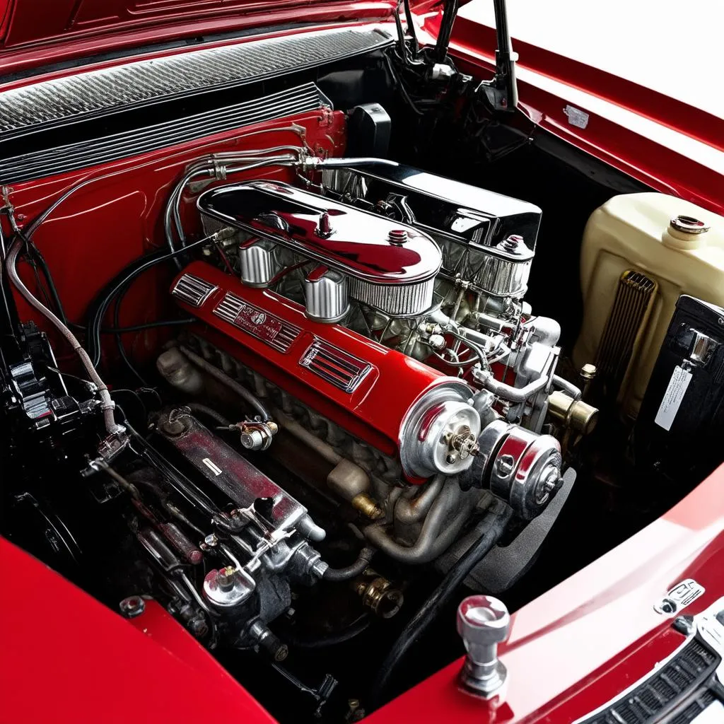 classic car engine